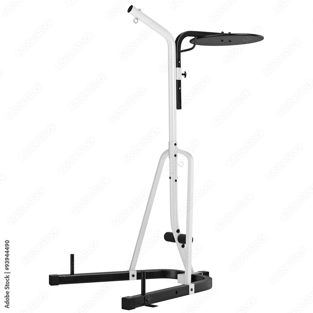 Boxing stand equipment. 3D graphic Boxing stand equipment. 3D graphic