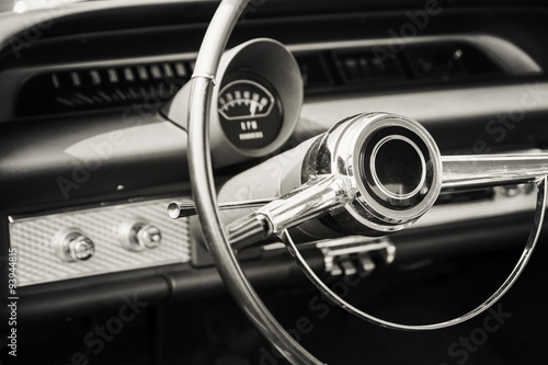 Classic car interior