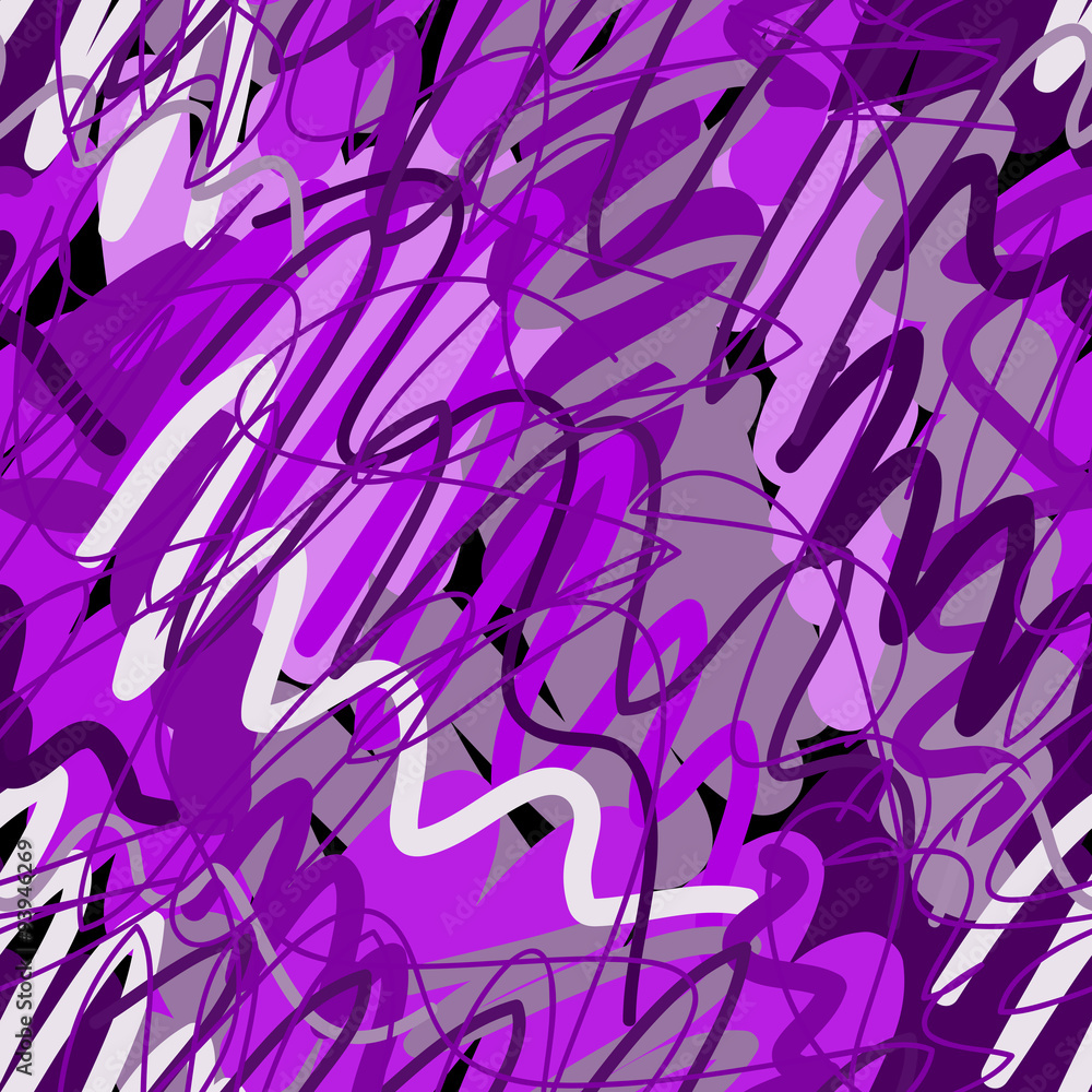Abstract hand drawn seamless pattern. Abstract hand drawn seamless pattern.