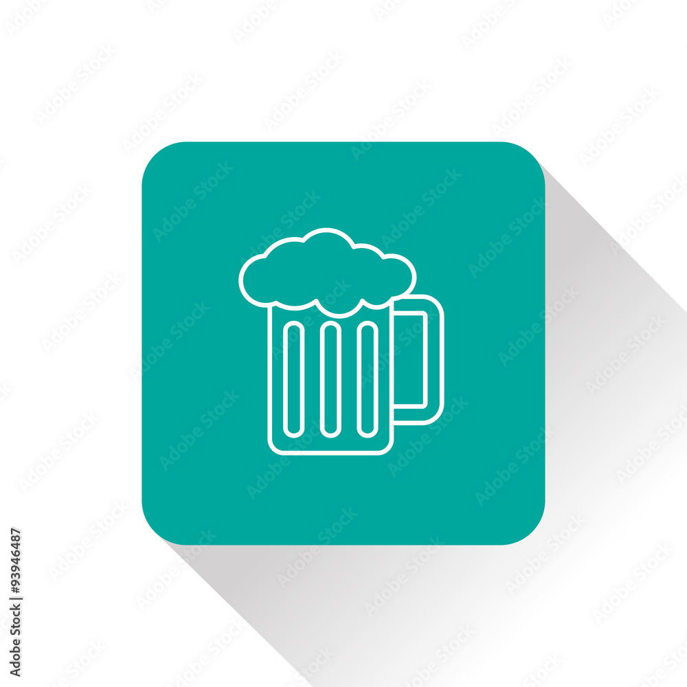 Glass of beer icon Glass of beer icon