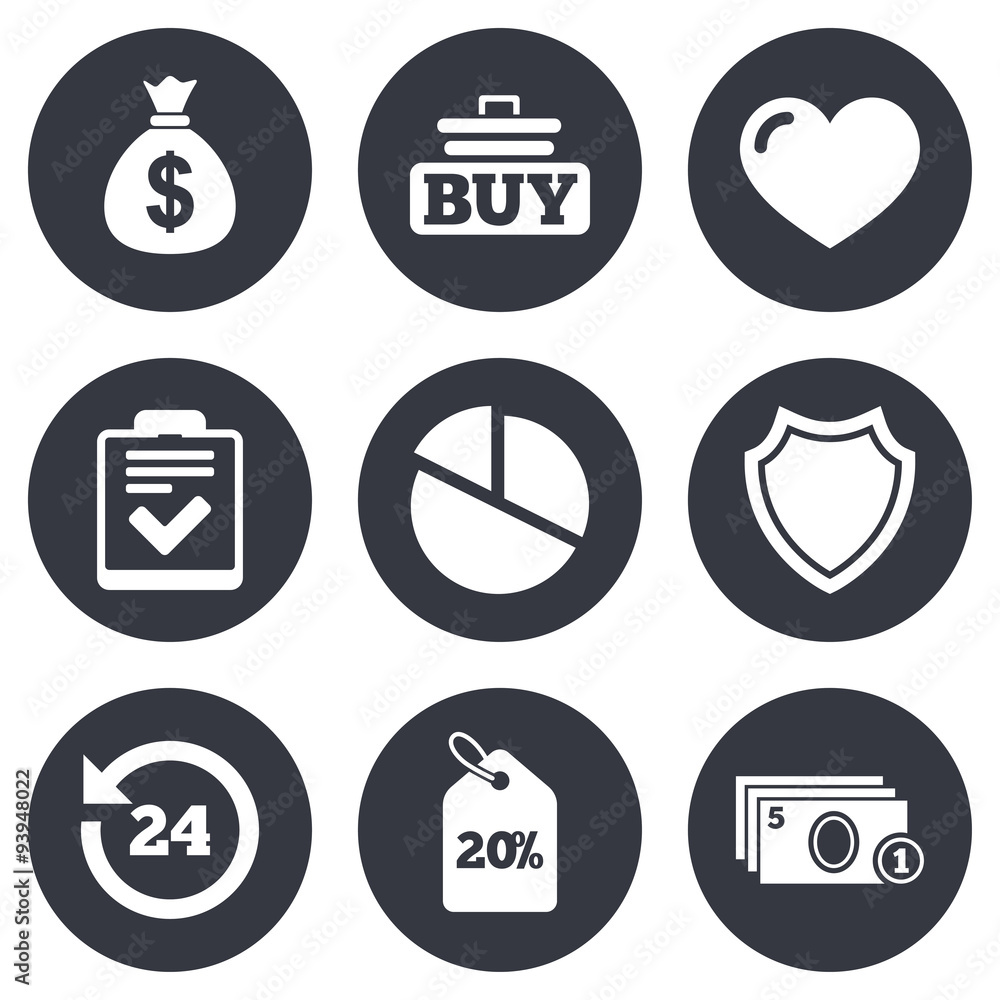 Online shopping, e-commerce and business icons. Online shopping, e-commerce and business icons.