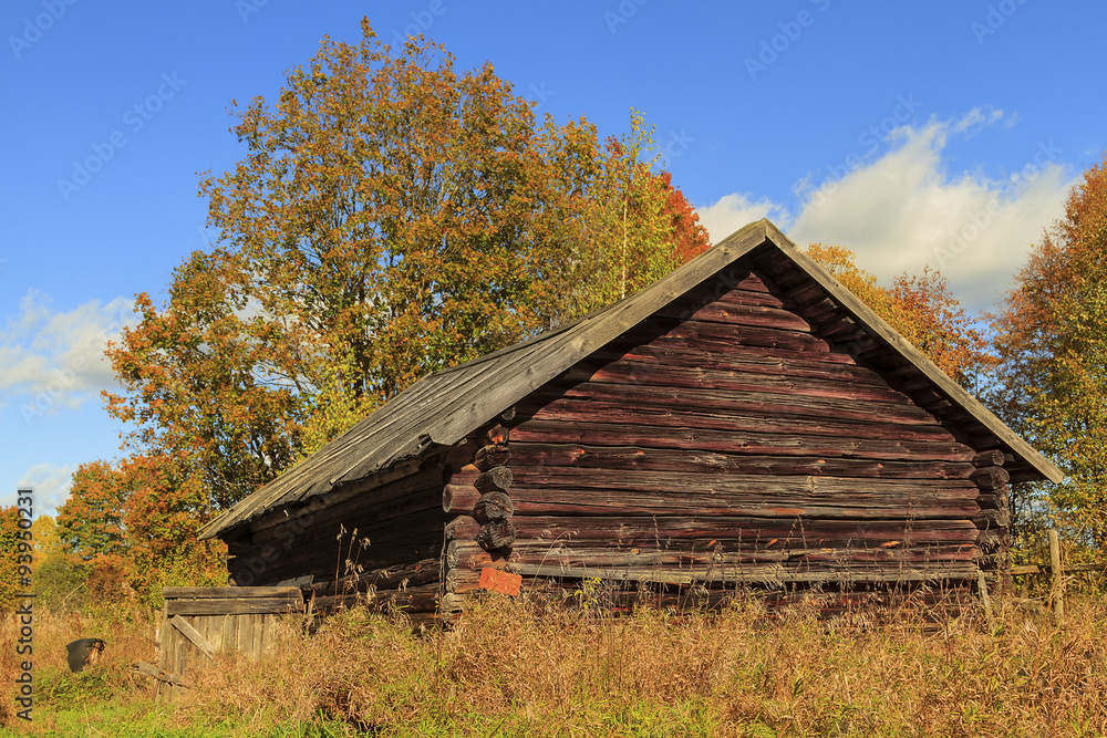 old house in abandoned village. old house in abandoned village.