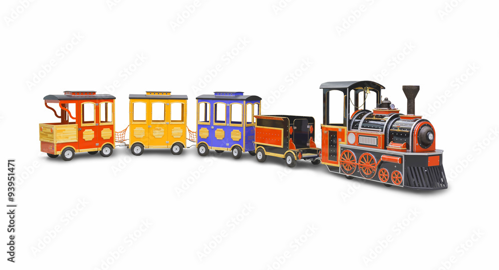 Obraz premium Children's steam locomotive