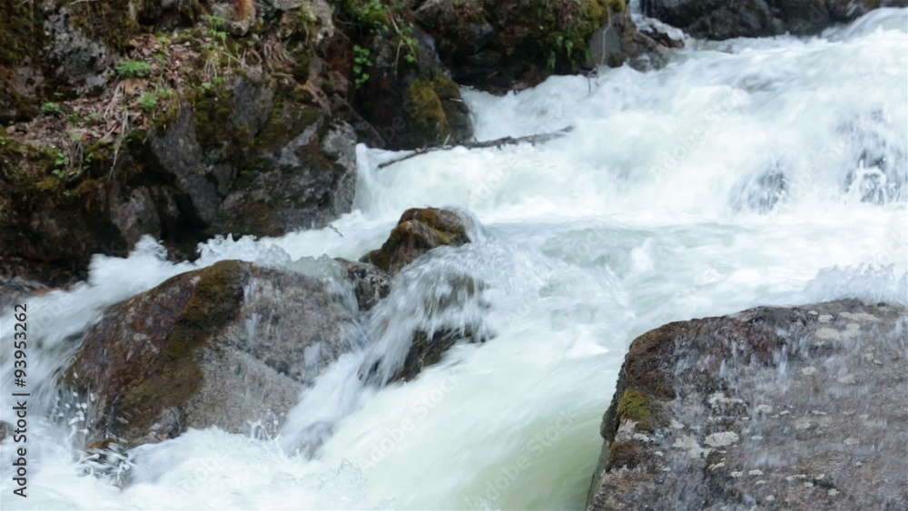 River flood mountain stream fast timelapse HD 7147 River flood mountain stream fast timelapse HD 7147