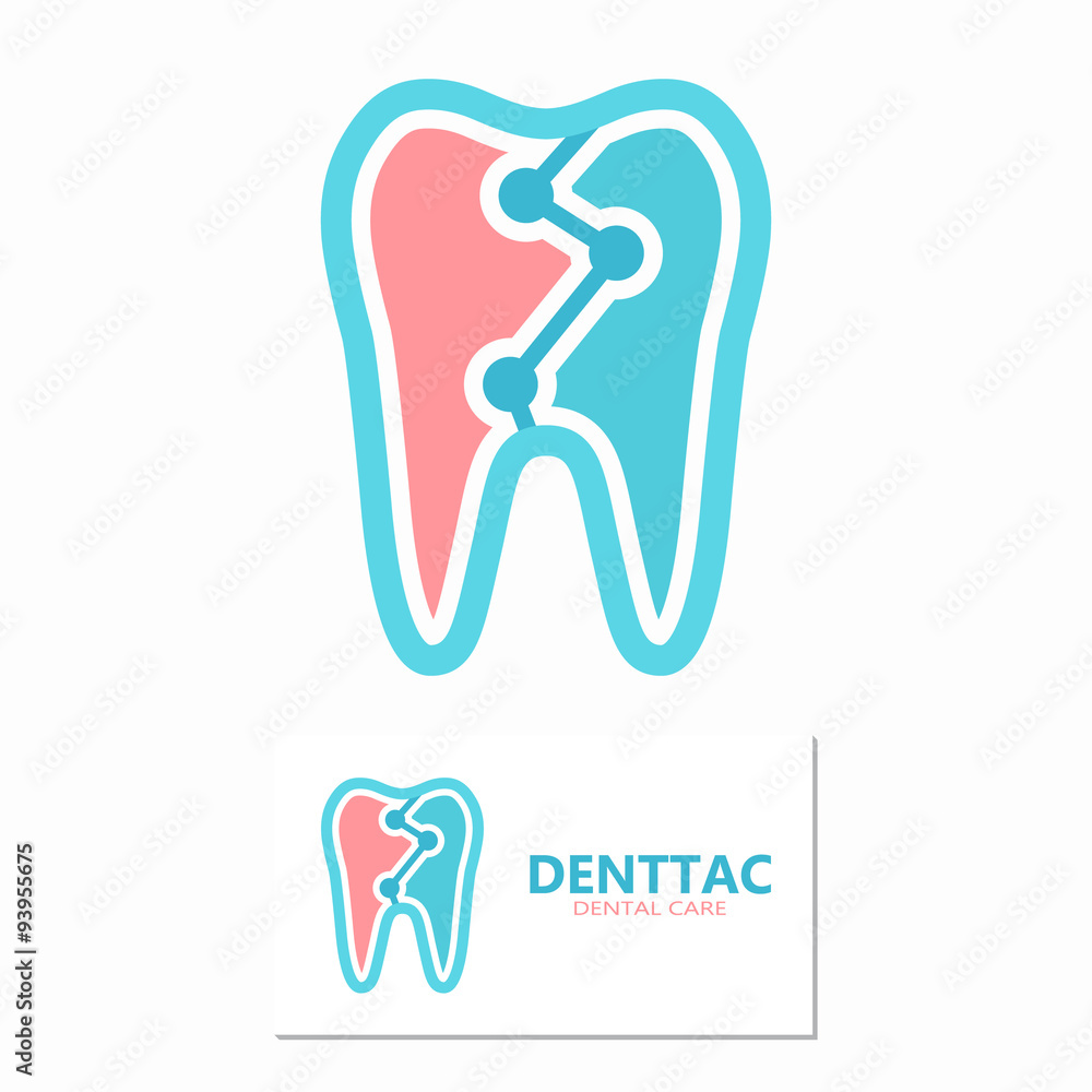 Tooth vector logo template Tooth vector logo template