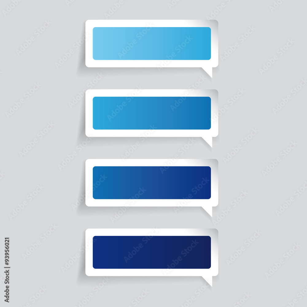 Empty label vector speech bubble Empty label vector speech bubble