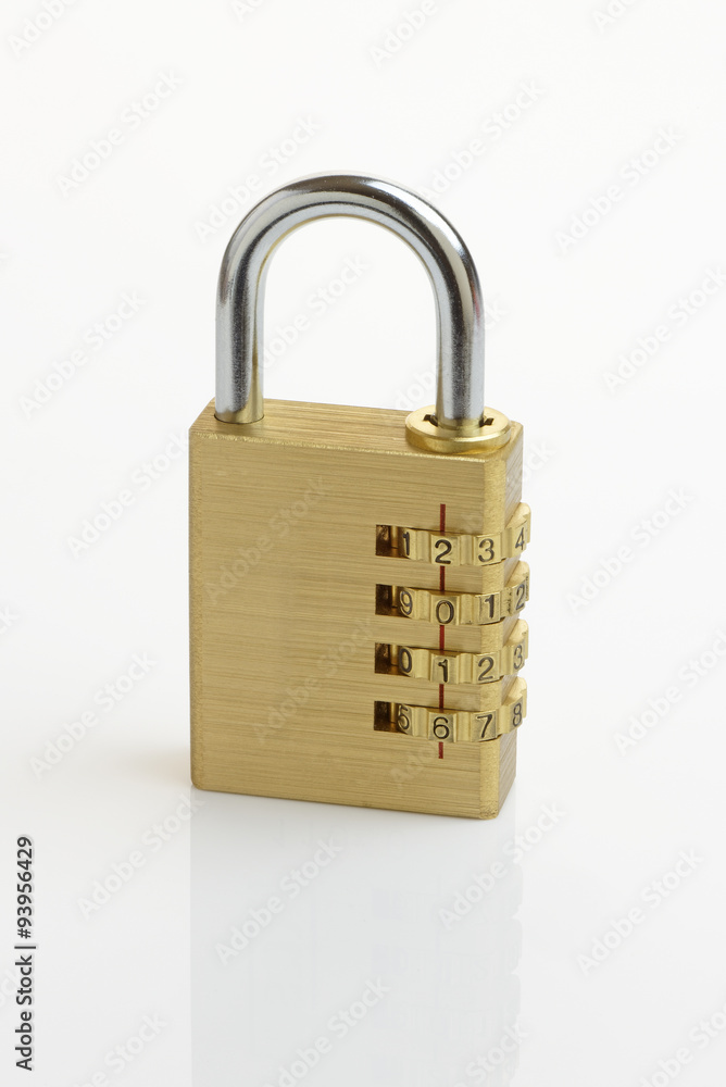 New Year Padlock with close up of 2016 on combination New Year Padlock with close up of 2016 on combination