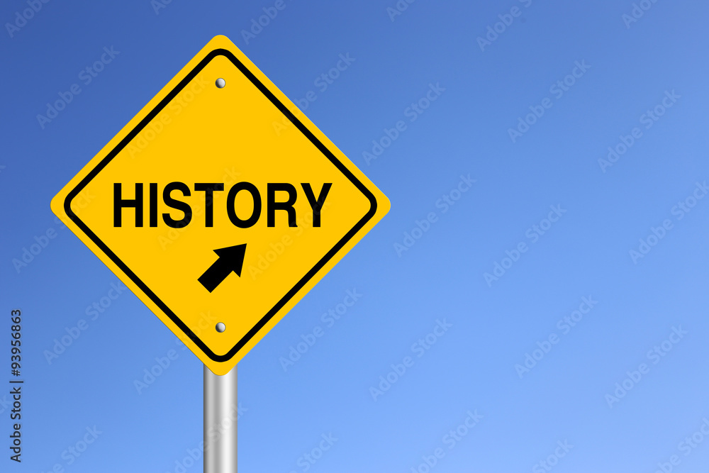 History Road Sign