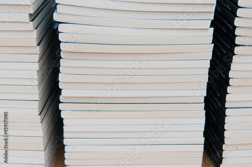 stacked books