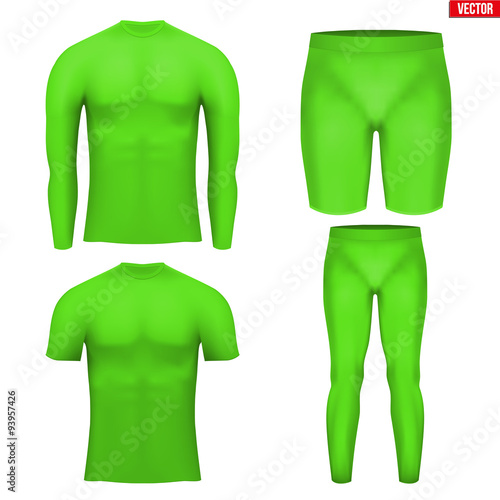 Thermal underwear layer compression set