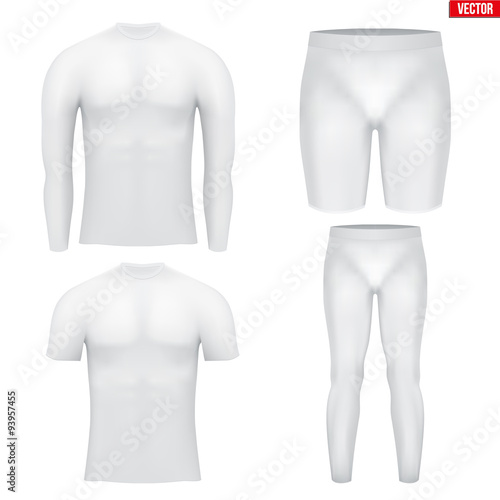 Thermal underwear layer compression set