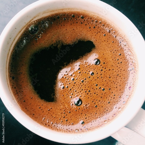 Smiling cup of coffee © Rade Lukovic