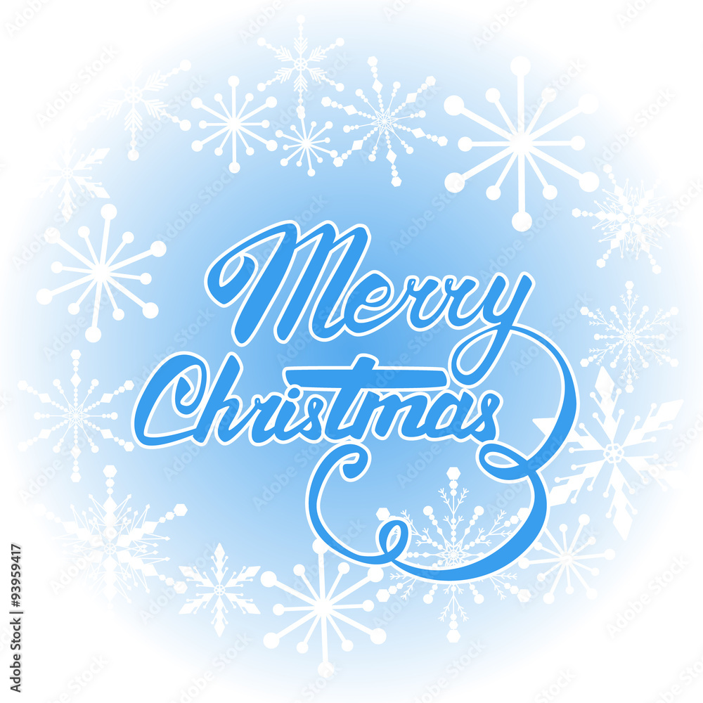 Vector Merry Christmas card. Hand lettering and calligraphy. Vector Merry Christmas card. Hand lettering and calligraphy.