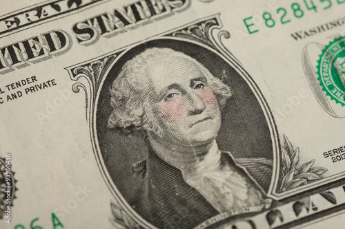 Εκτύπωση καμβά Embarrassed one dollar bill