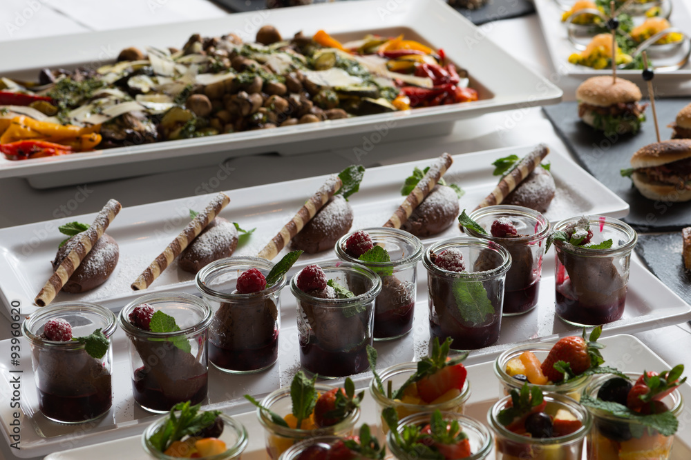 Fingerfood-Buffet in der Gastronomie Fingerfood-Buffet in der Gastronomie