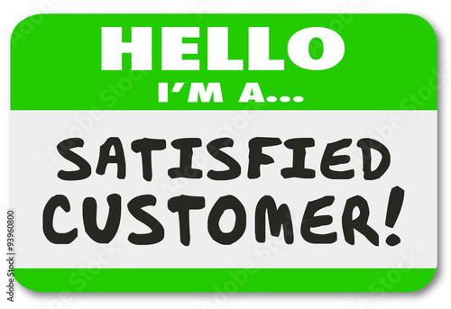 Hello I Am a Satisfied Customer Praise Business Company