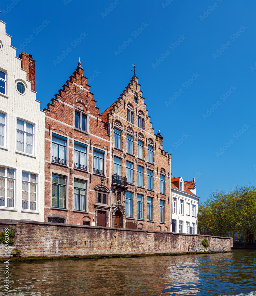 Obraz premium Old Houses of the Brugse Vrije, Bruge