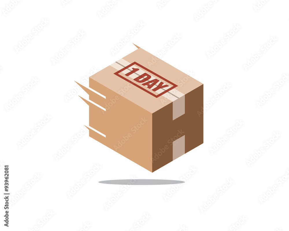 Fototapeta premium express box 1 day delivery