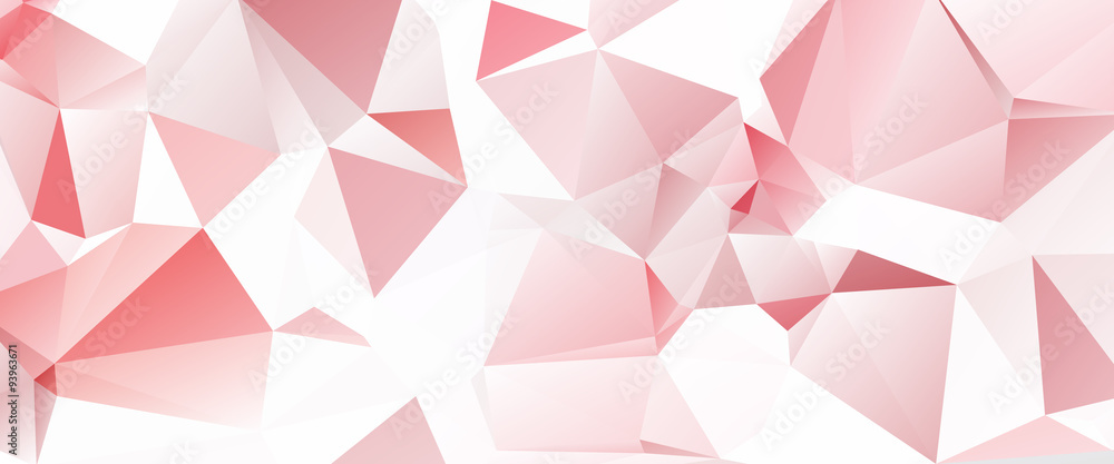 Obraz premium White Red Triangular Abstract background