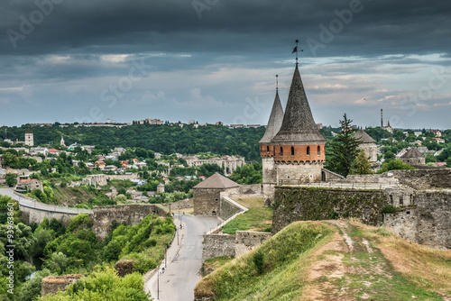 medieval castle fortress in Kamenetz-Podolsk