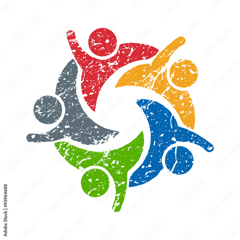 People Family logo Stock Vector | Adobe Stock