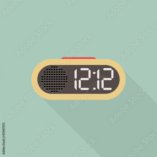 Retro alarm clock