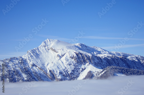 mer de nuages en montagne - chartreuse