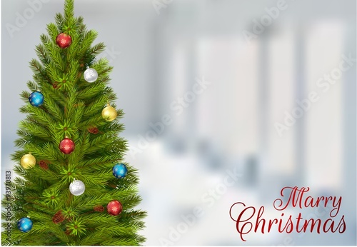 Christmas tree background