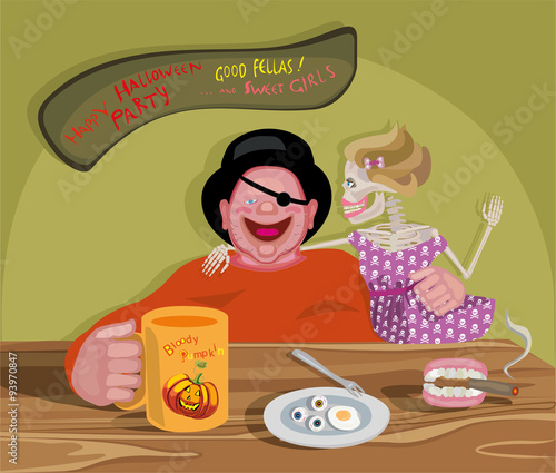 Happy halloween party