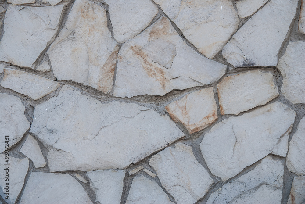 Obraz premium Texture of old stone wall as background