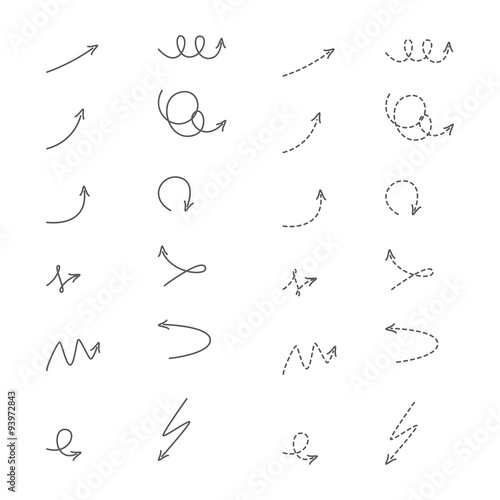 Set of arrows