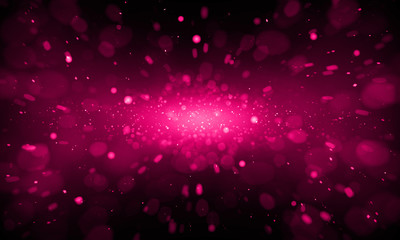 Defocused red sparkle glitter lights background