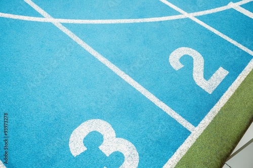 Indoor running track photo