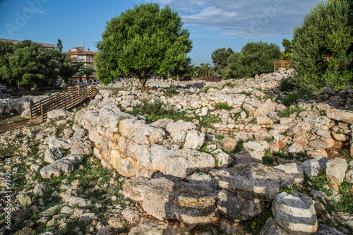 Talaiotische Siedlung von S’Illot, Mallorca, Spanien photo