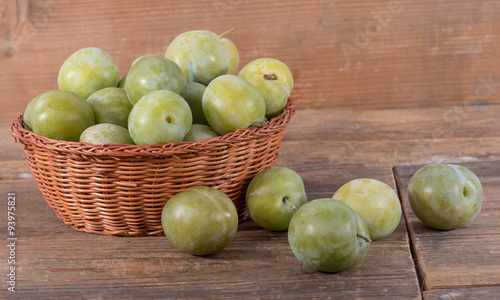 Ripe greengage photo