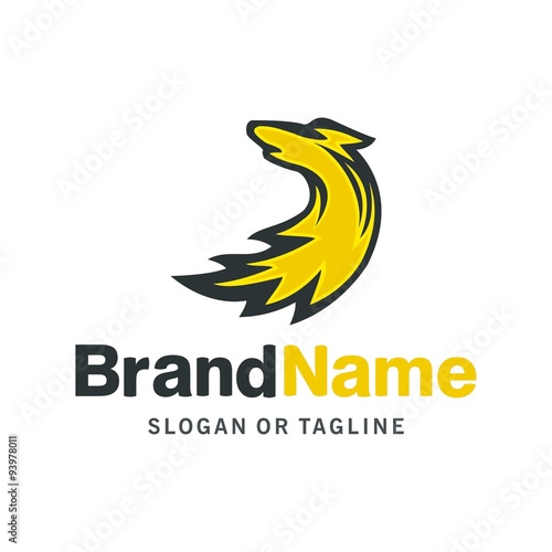 iconic wolf logo