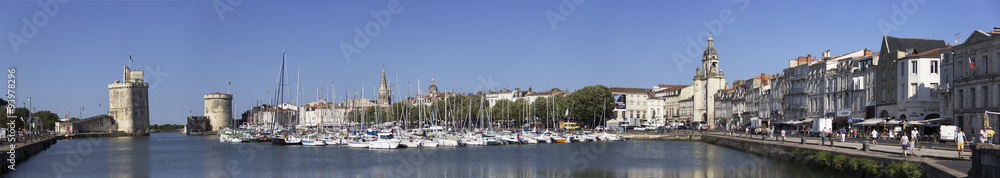 Panoramique du vieux port de La Rochelle