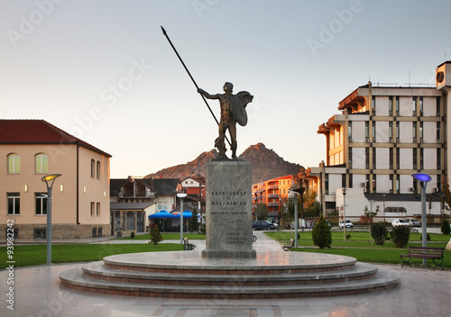 Tableau sur toile Monument to Alexander the Great in Prilep. Macedonia