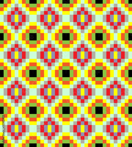 Yellow old fashioned vintage ornament pattern.