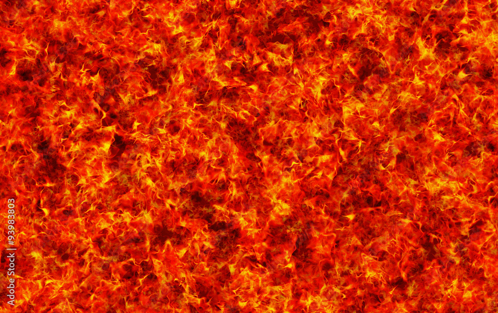 red burning fire texture