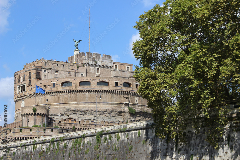 Rome,Italy,Castel Sant'Angelo,summer.