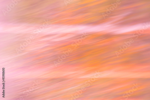 Orange motion blurred landscape