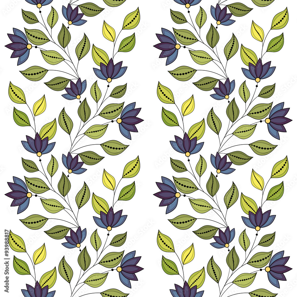 Vector Seamless Floral Pattern Vector Seamless Floral Pattern