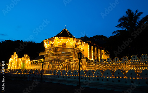 Temple of the Tooth, Kandy, Sri Lanka photo