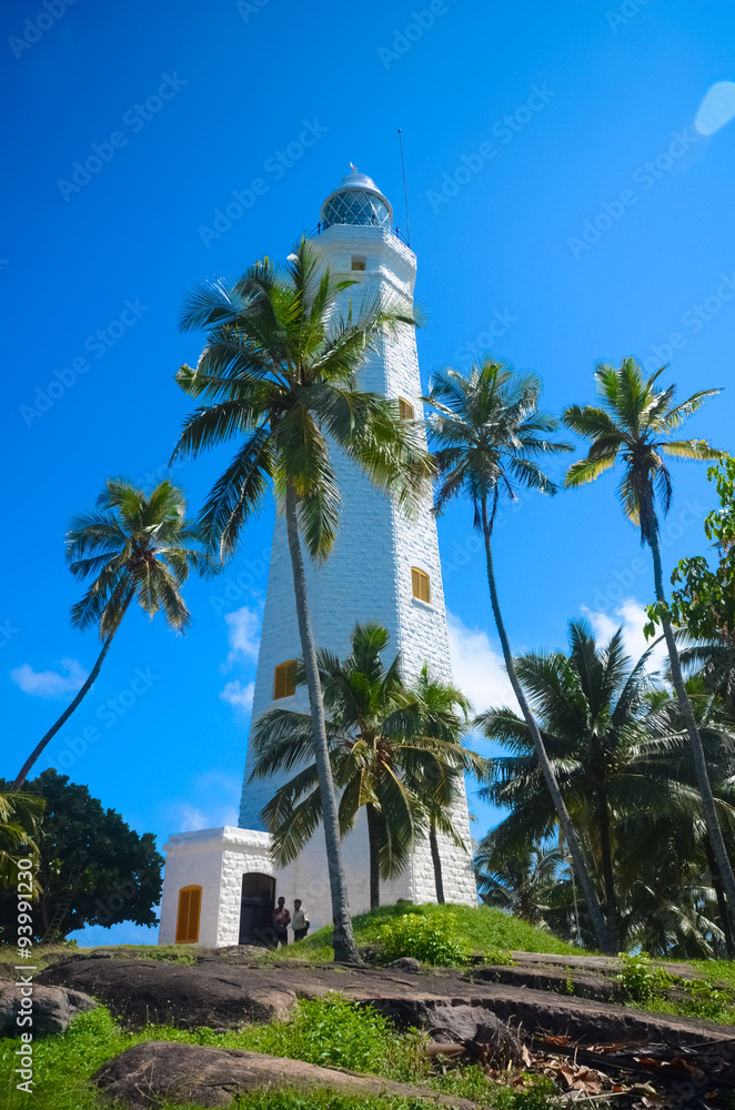Beautiful dewundara light house, Matara, Sri Lanka