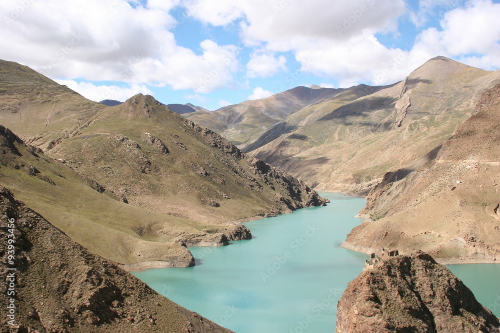Manla Reservoir  in Tibet