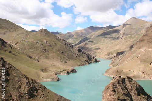 Manla Reservoir in Tibet
