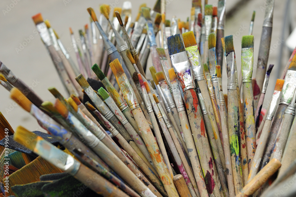 Obraz premium Old paintbrushes