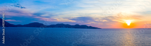 Greek Mediterranean Sunset