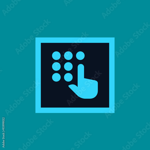 Modern Flat App Button